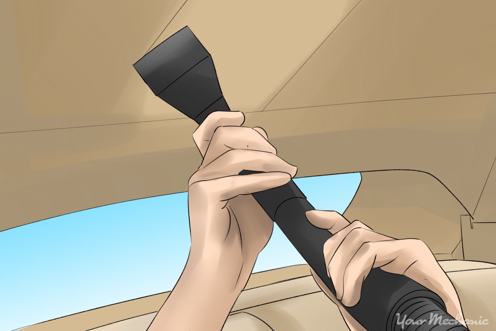 How do you clean car upholstery?